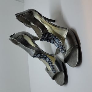 Style & Co Silver Heels Sandals